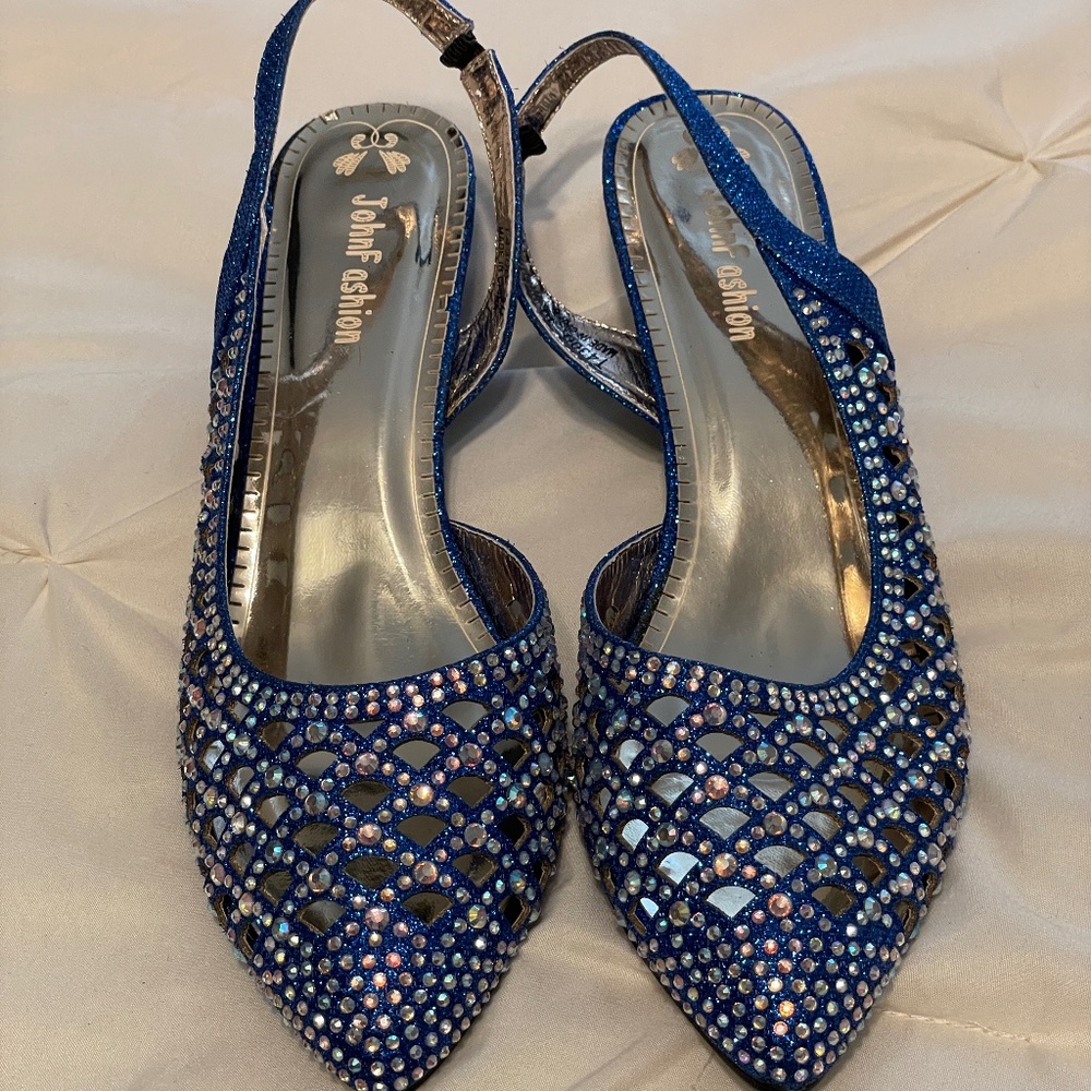 Royal blue heels